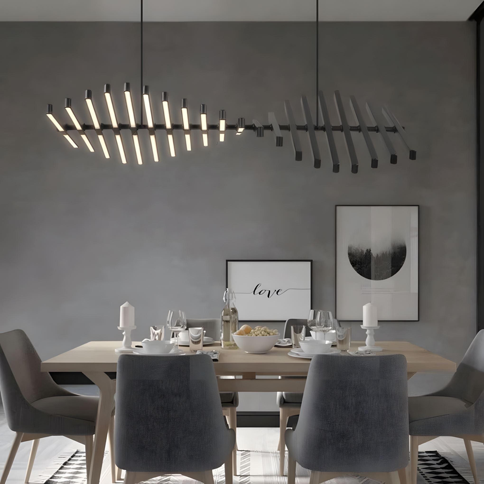 Lampadario Minimalista con Design Moderno