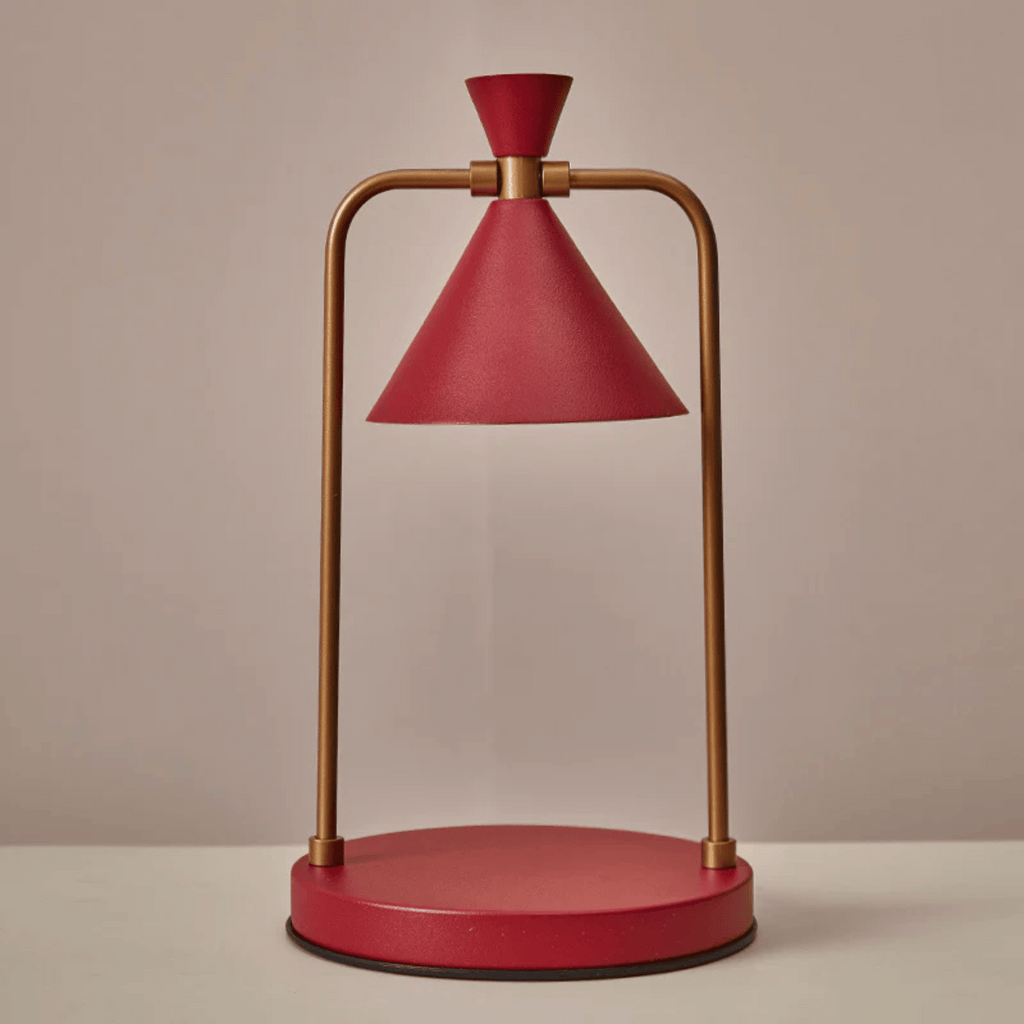 Lampada Riscaldante per Candele Elettrica con Struttura in Metallo e Paralume a Cono
