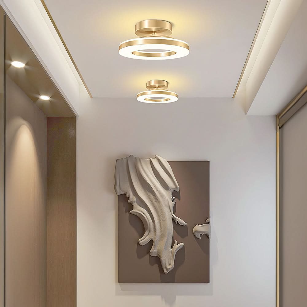 ZAYNO Lampada da Soffitto LED Nera – Moderno Montaggio a Scomparsa