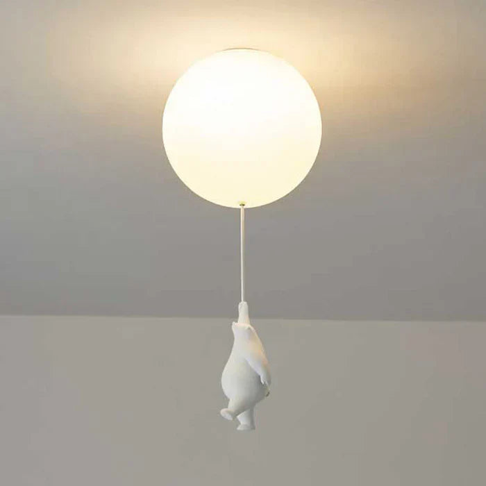 Lampada da soffitto per bambini con orso e palloncino - CloudBear | Brehn