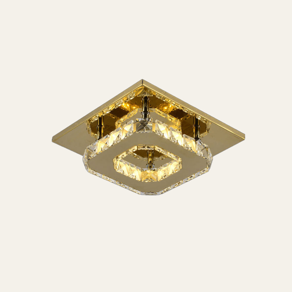 Lampada da soffitto in cristallo LED moderna a incasso