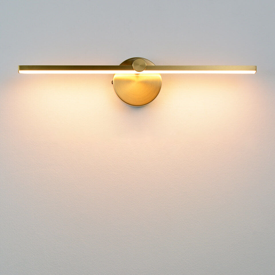 Interruttore a LED per specchio a muro in alluminio minimalista nordico