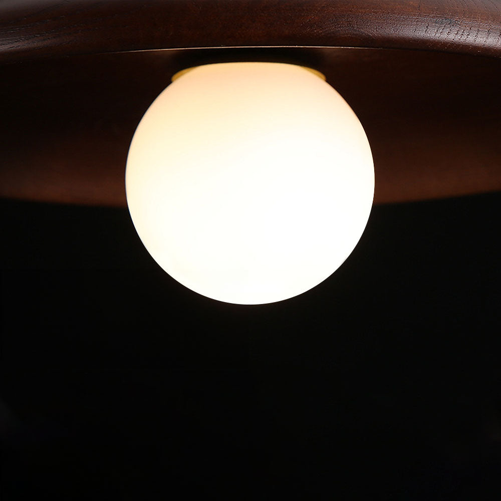 Liorra | Lampada da soffitto in legno con luce diffusa morbida per camere da letto e corridoi