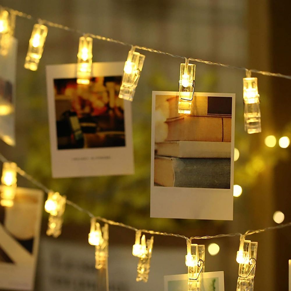 ClipGlow LED Fotolamp - Luci Magiche a Stringa con Clip per Foto