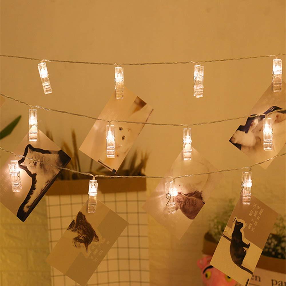 ClipGlow LED Fotolamp - Luci Magiche a Stringa con Clip per Foto