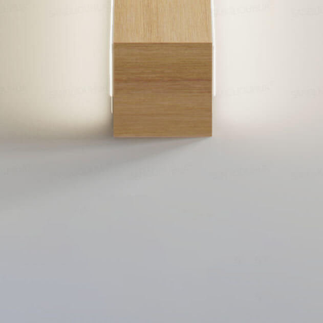 ZenBeam Lampada da Parete LED Giapponese | Design in Legno Massello | Illuminazione Moderna d'Accento