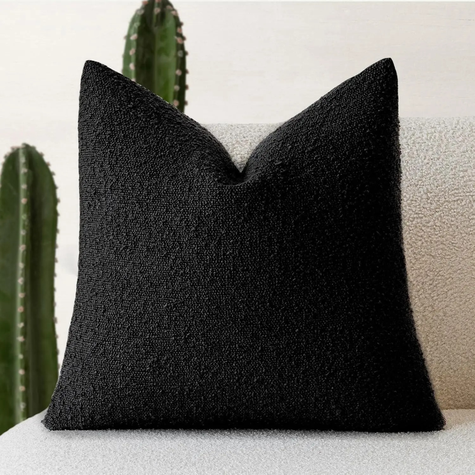 Fodera per Cuscino Boucle Tulum 45x45cm Cuscino Decorativo