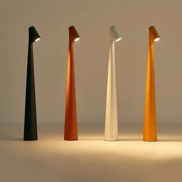 Lampada d'atmosfera minimalista nordica | Senza fili | LED | Lampada da lettura | Lampada da cena