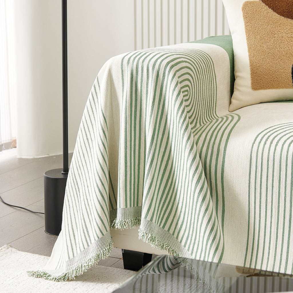 Voryx | Copertura per Divano in Chenille con Design a Motivo Arco per Case Pet-Friendly in Diverse Dimensioni