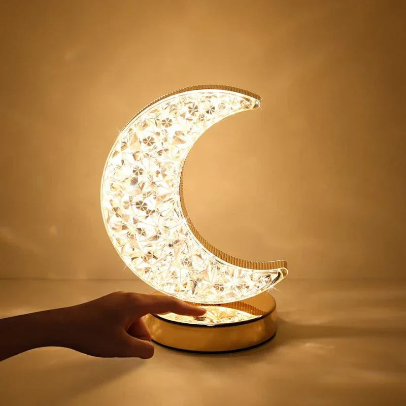 Lampada da tavolo in cristallo magico con dimmer - Celestia