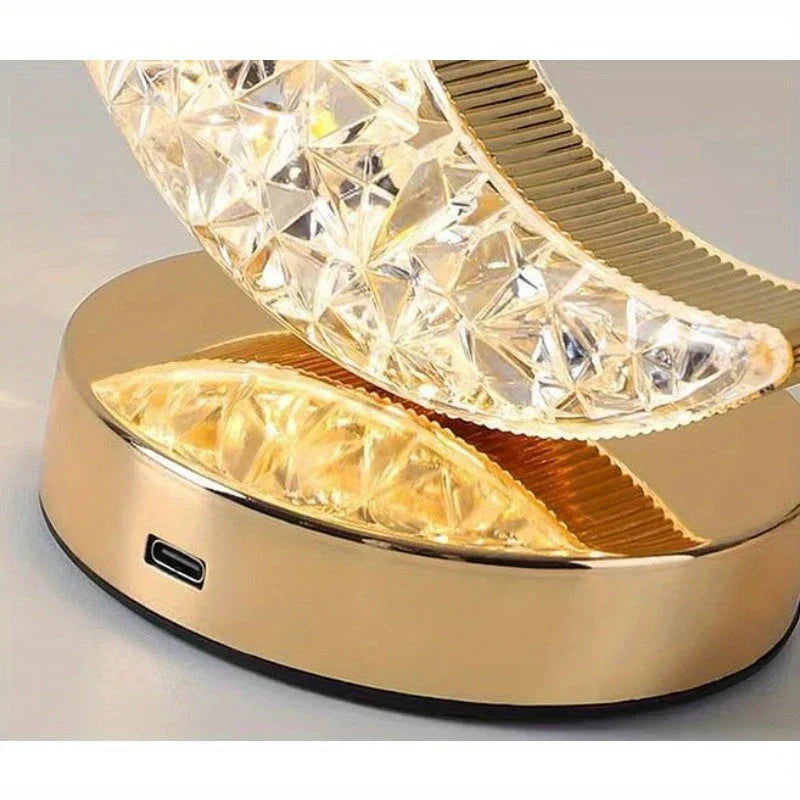 Lampada da tavolo in cristallo magico con dimmer - Celestia