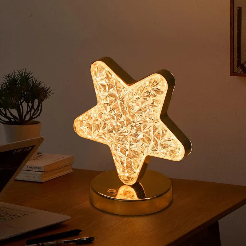 Lampada da tavolo in cristallo magico con dimmer - Celestia