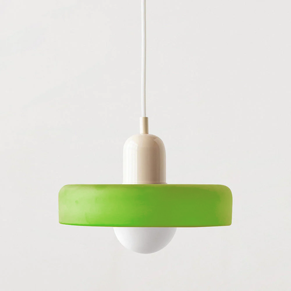 ColorLoop Pendant – Lampada a sospensione artistica Bauhaus con luce calda