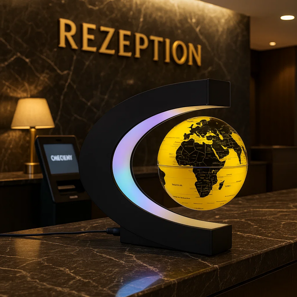 AstroGlobe LED Mappamondo – Lampada Mappamondo Fluttuante con Sospensione Magnetica