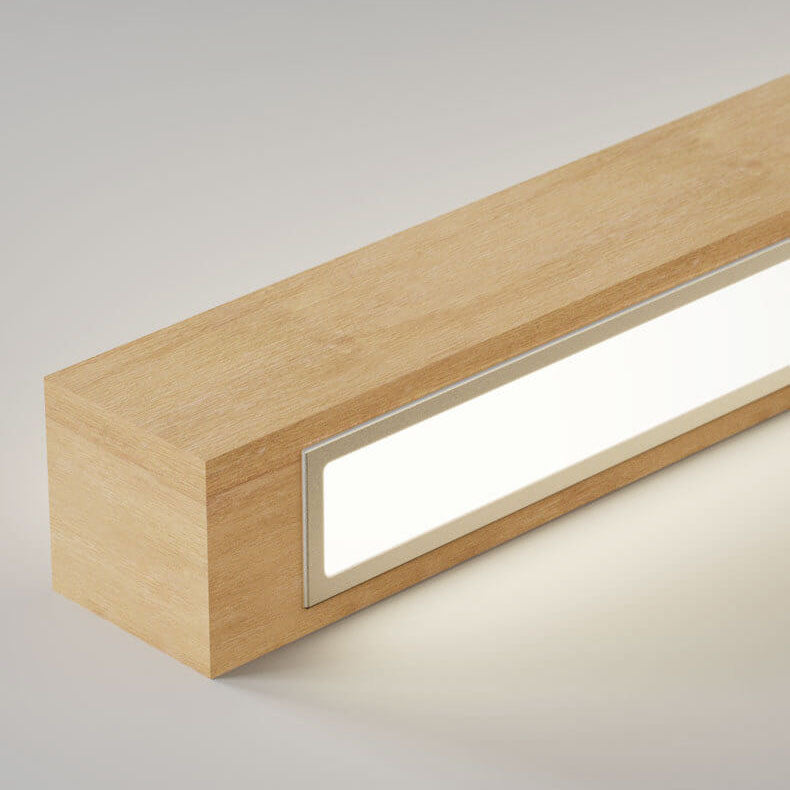 ZenBeam Lampada da Parete LED Giapponese | Design in Legno Massello | Illuminazione Moderna d'Accento