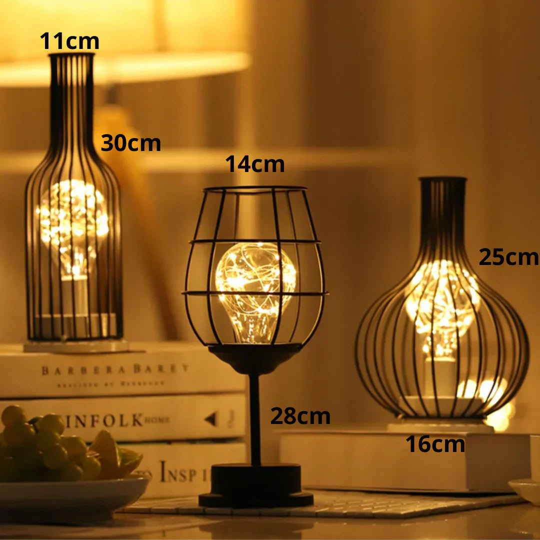 Lampada da tavolo LED senza fili e alla moda