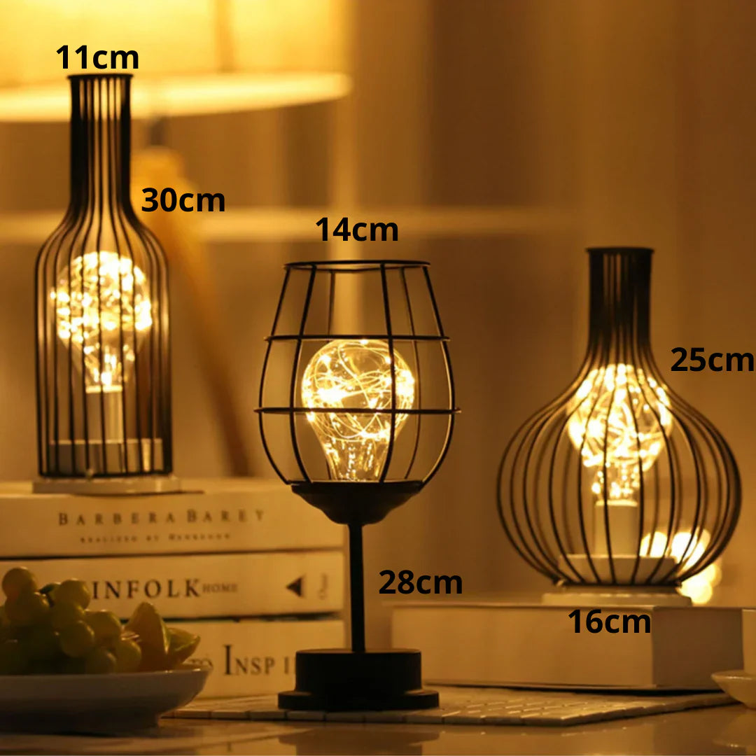 Lampada da tavolo LED wireless e stilosa