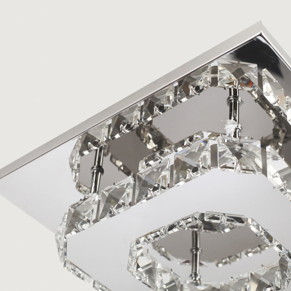 Lampada da soffitto in cristallo LED moderna a incasso