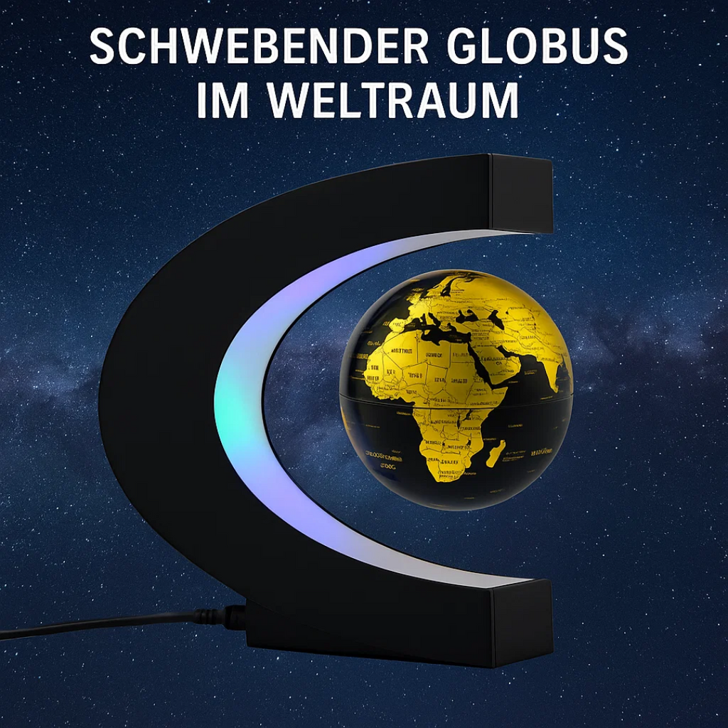 AstroGlobe LED Mappamondo – Lampada Mappamondo Fluttuante con Sospensione Magnetica