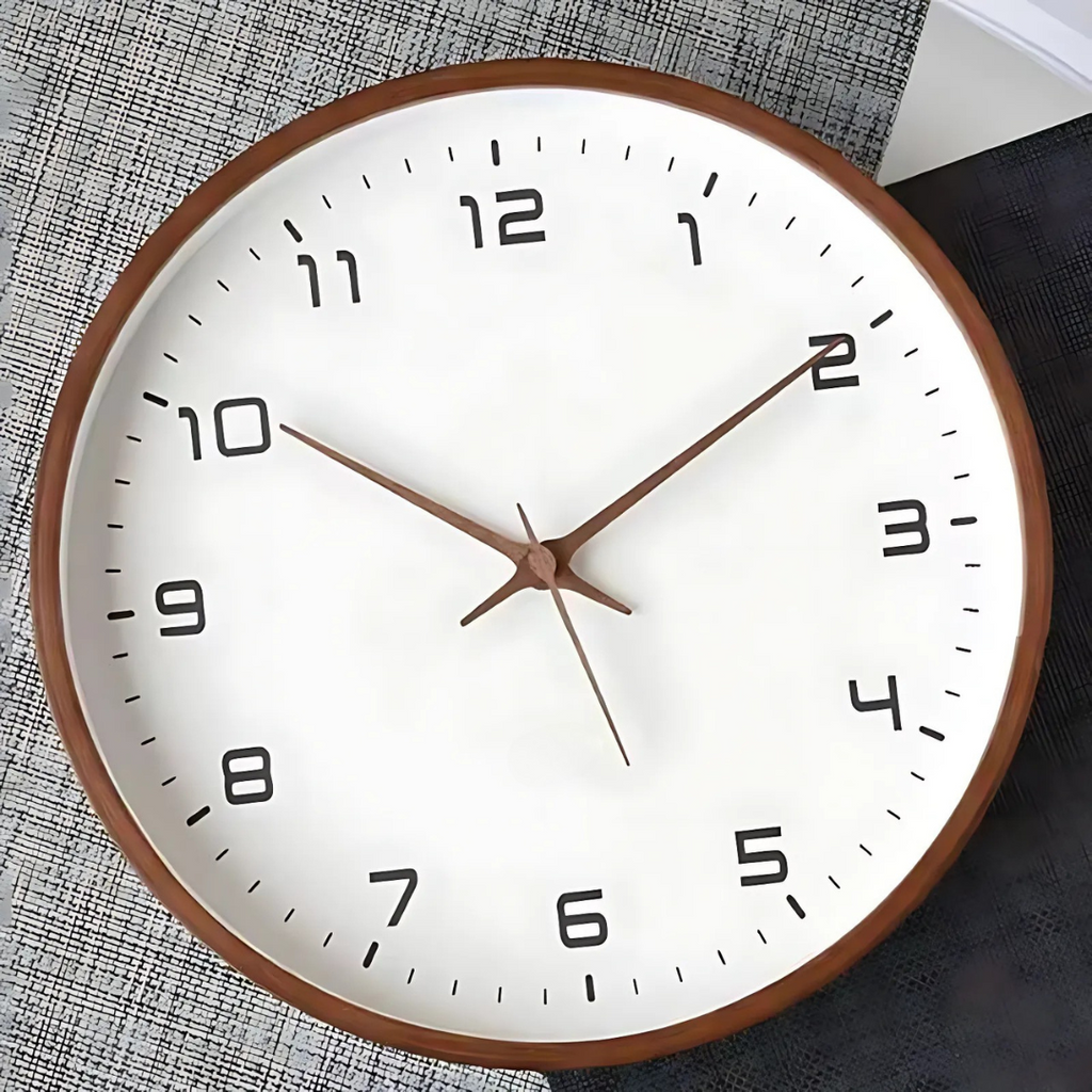 Woodland - Orologio da Parete in Legno Elegante per Interni