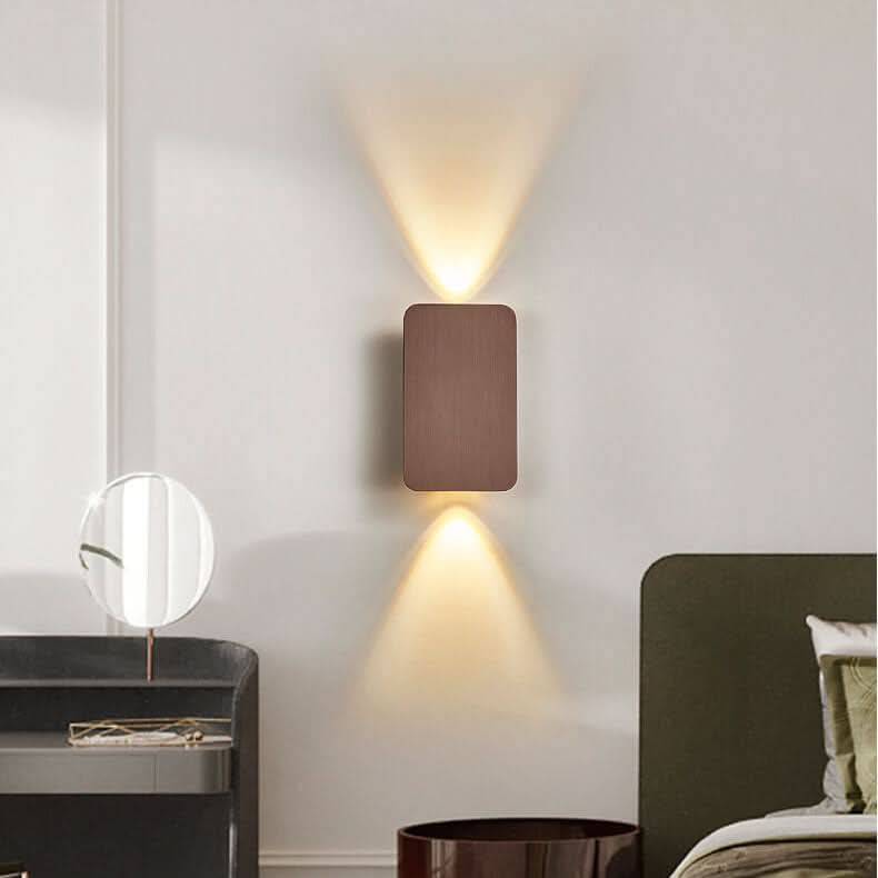 Applique LED rettangolare in alluminio minimalista nordico