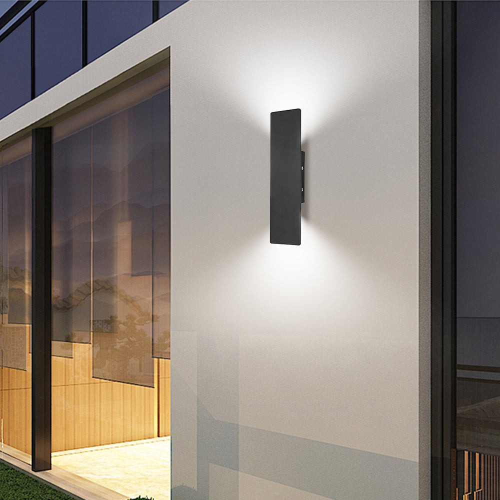 Selvik | Moderno Applique da Esterno in Alluminio con Classe di Protezione IP65 in Quattro Lunghezze per Giardino, Patio e Vialetto