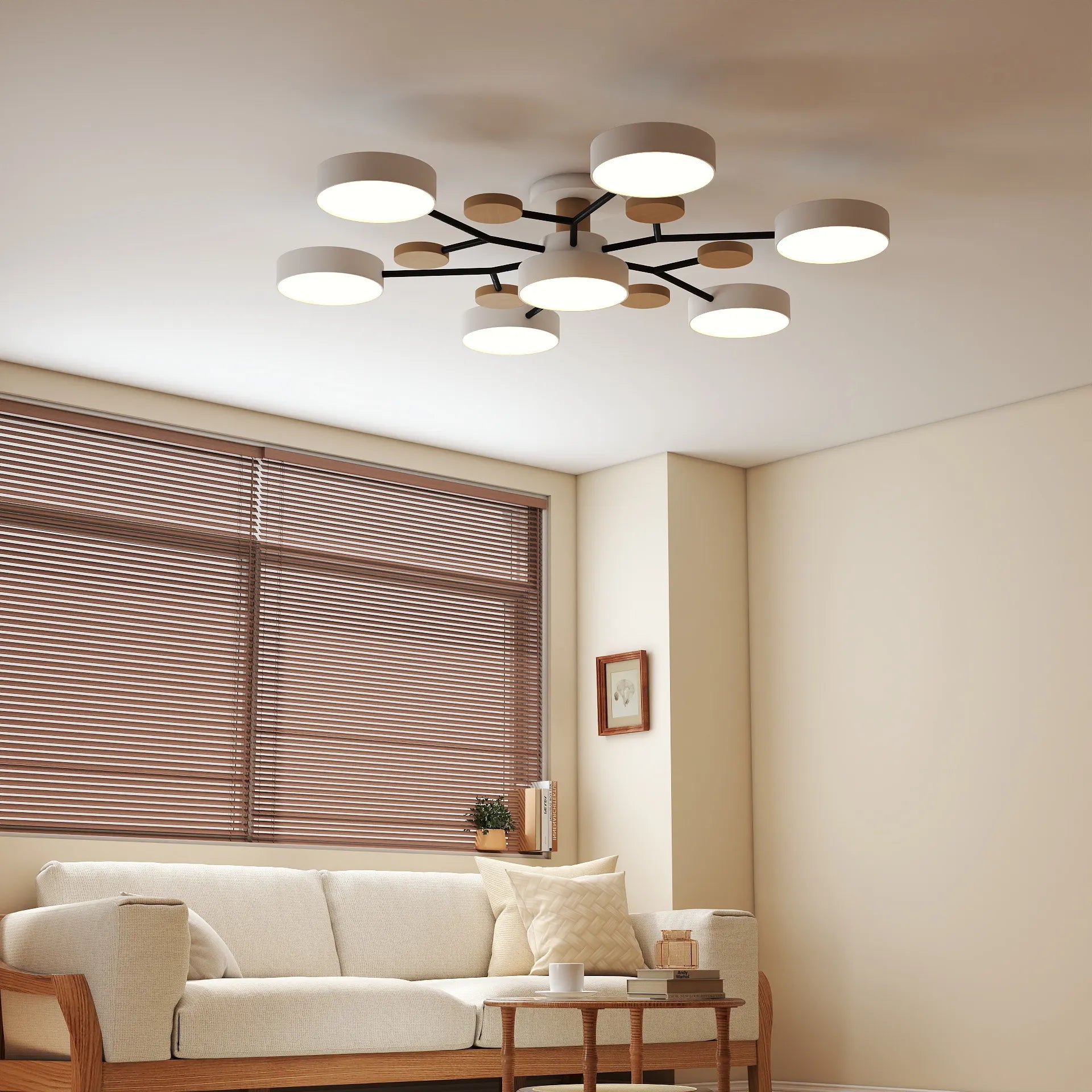Lampada da Soffitto Circolare in Acrilico LED