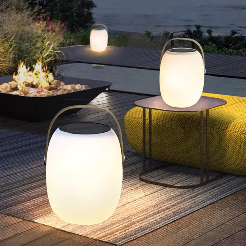 Arivana | Luce LED da esterno ricaricabile moderna con telecomando e illuminazione ambientale a cambio colore