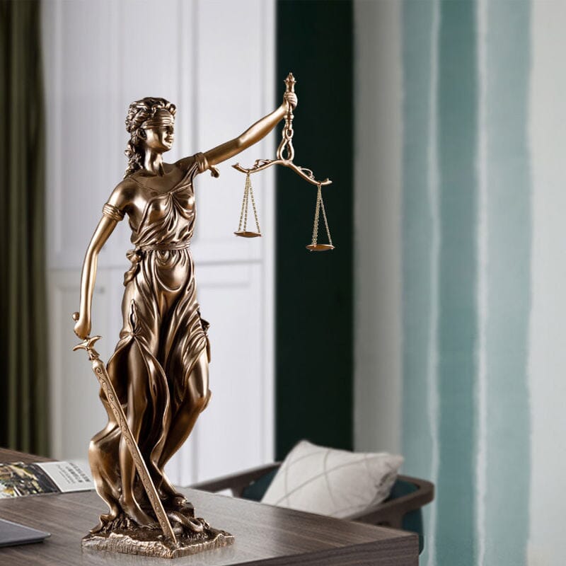 Brehn | Statua decorativa della Dea della Giustizia