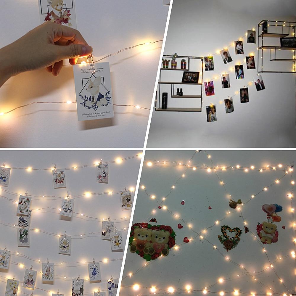 Amigos - Stringa di luci LED con clip