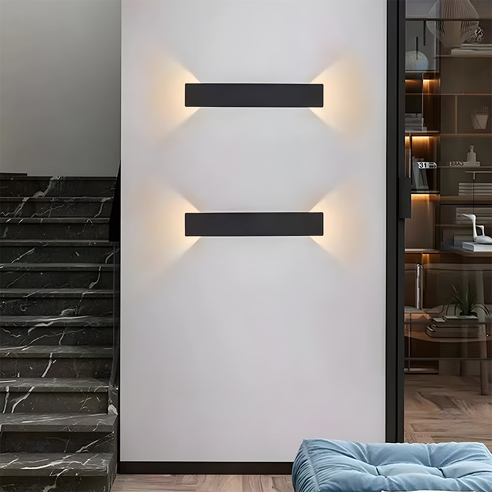 Selvik | Moderno Applique da Esterno in Alluminio con Classe di Protezione IP65 in Quattro Lunghezze per Giardino, Patio e Vialetto