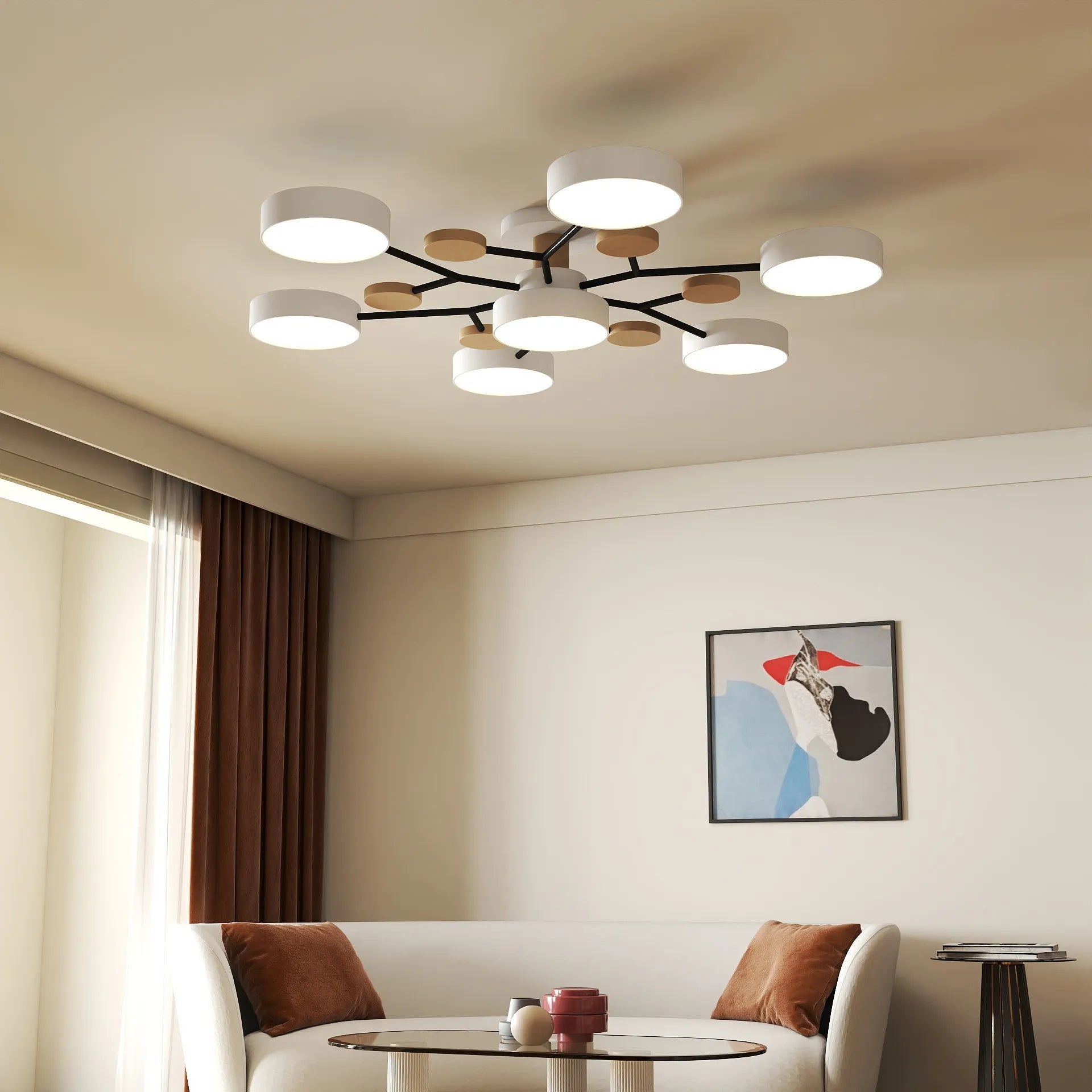 Lampada da Soffitto Circolare in Acrilico LED