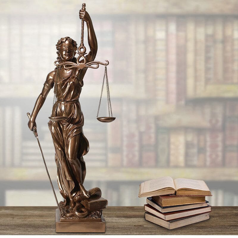 Brehn | Statua decorativa della Dea della Giustizia