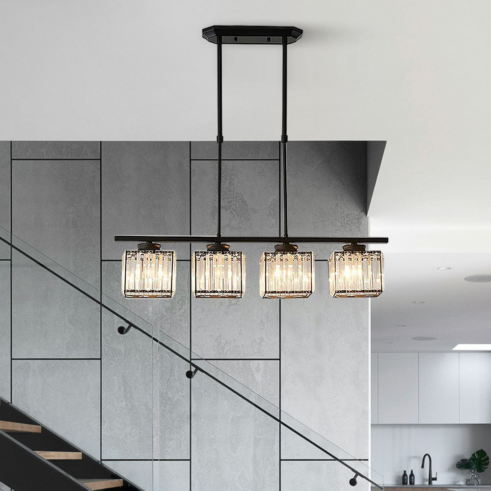 Nira | Lampada a sospensione in vetro multi-testa moderna nordica