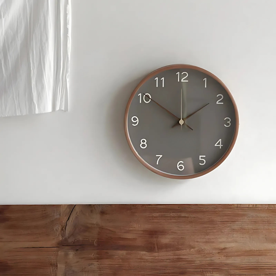 Transcend - Orologio da Parete in Legno Moderno