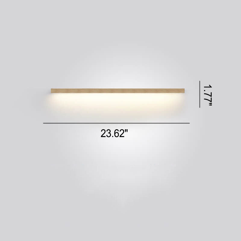 ZenBeam Lampada da Parete LED Giapponese | Design in Legno Massello | Illuminazione Moderna d'Accento