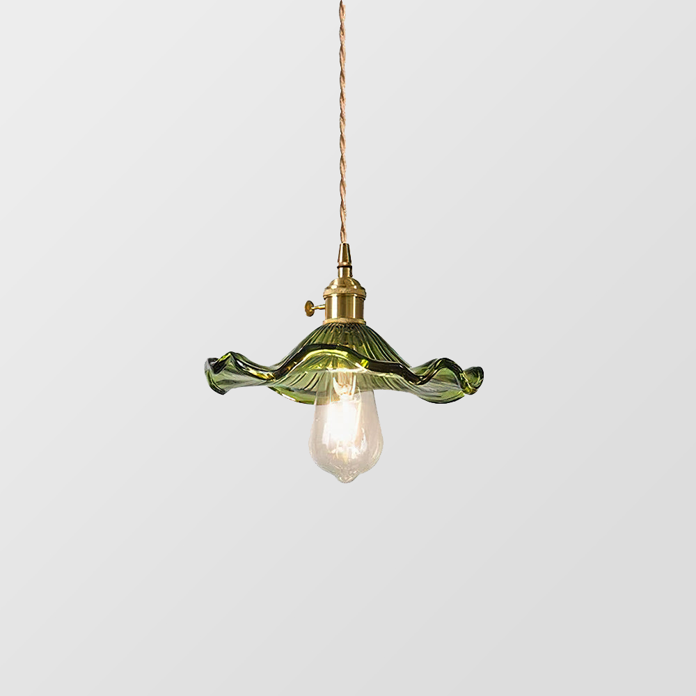 Lampada a Sospensione in Vetro Chic Hibiscus