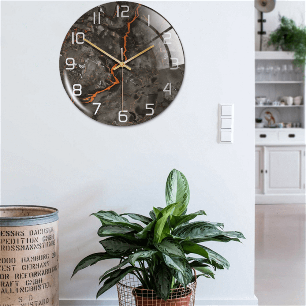 Orologio da Parete Elegante con Struttura in Marmo - MarbleTime
