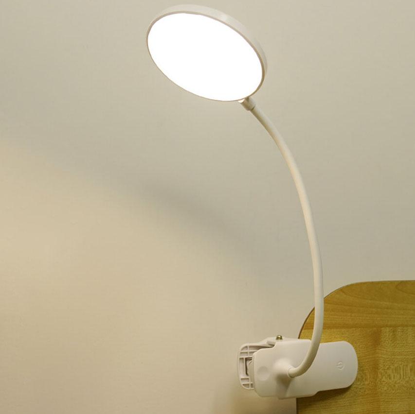 Lampada da scrivania LED clip ricaricabile con protezione per gli occhi Luce notturna