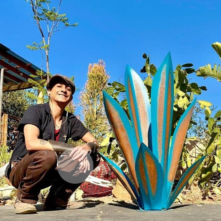 Piante di Agave Tequila in Metallo Antiruggine