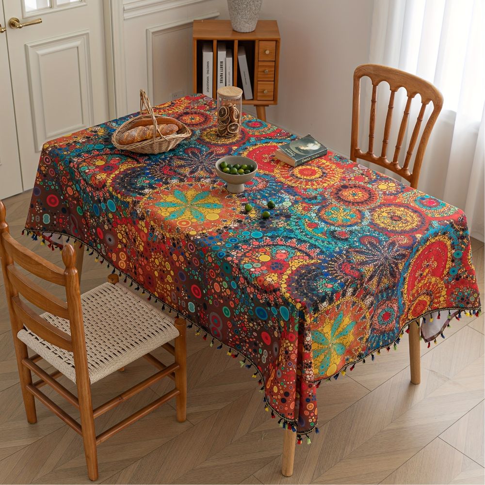 Tovaglia con Frange Hypno Bloom