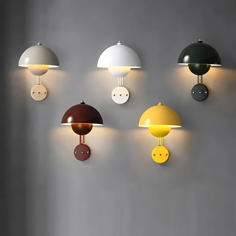 Moderna lampada da parete LED a forma di fungo