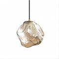 Lumenos Lampadario in Vetro - Lampadario Elegante per il Tavolo da Pranzo