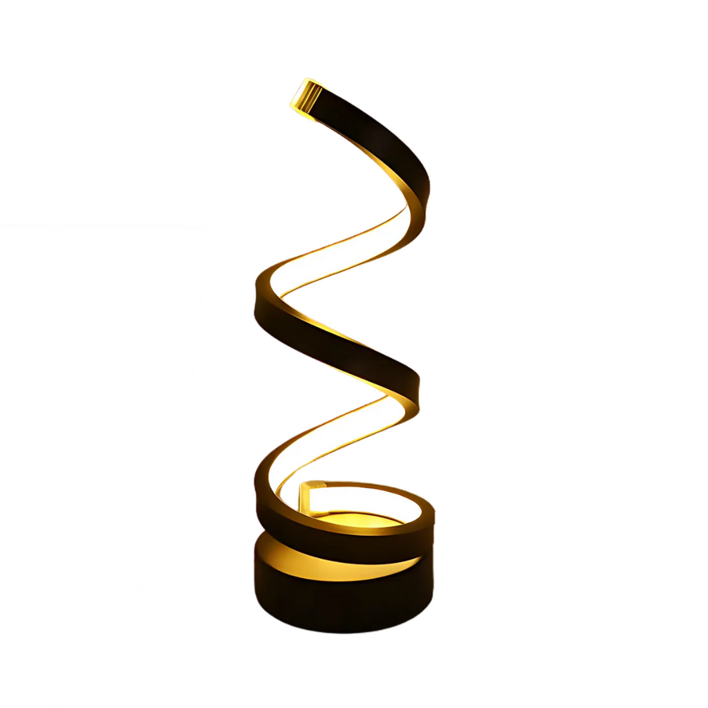 Leto - Lampada da Tavolo LED con Design a Spirale