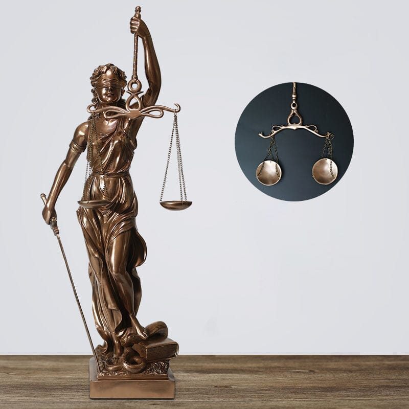 Brehn | Statua decorativa della Dea della Giustizia
