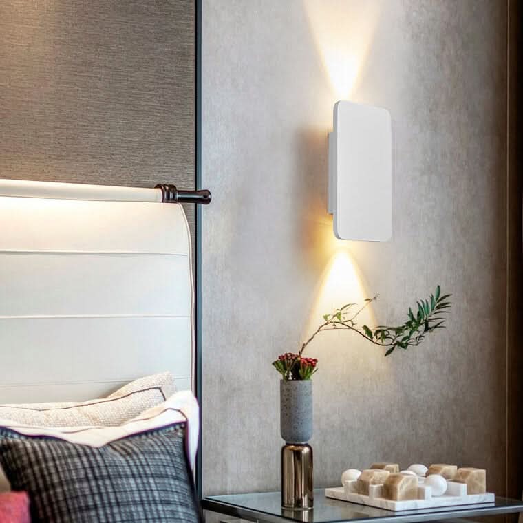 Applique LED rettangolare in alluminio minimalista nordico