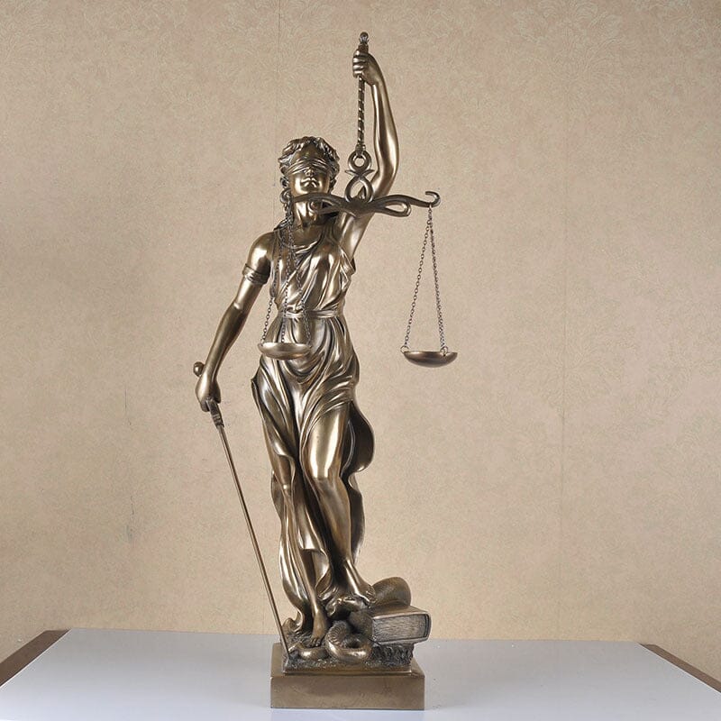 Brehn | Statua decorativa della Dea della Giustizia