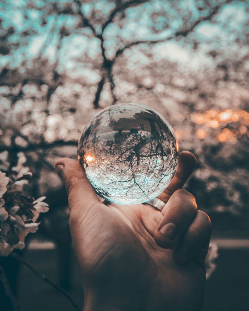 Sphera - Obiettivo fotografico con sfera di cristallo