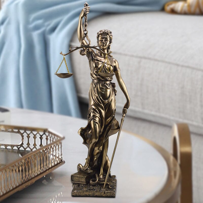 Brehn | Statua decorativa della Dea della Giustizia