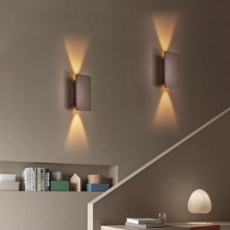 Applique LED rettangolare in alluminio minimalista nordico